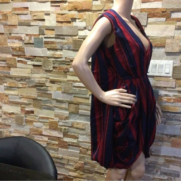 MCQ Striped Mini Dress-Balloon - Picture 8 of 13